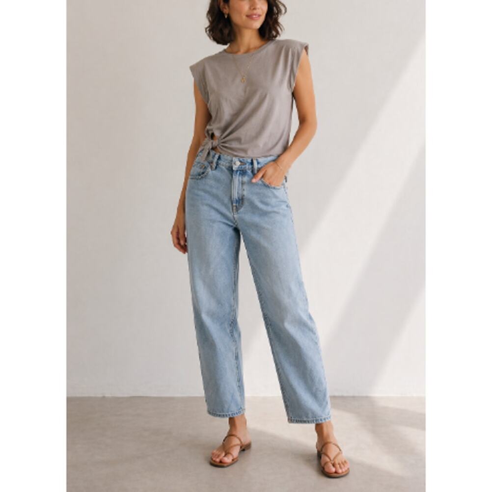 Agolde Women's Pivot Straight Parker Jeans light wash Size 32